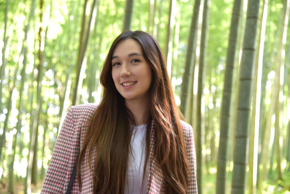 ふと気づくと周囲が竹林に