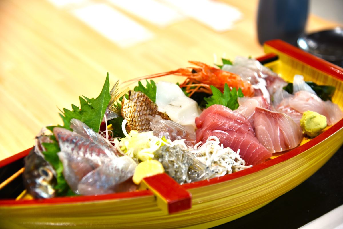 ゆうまん丸の舟盛り