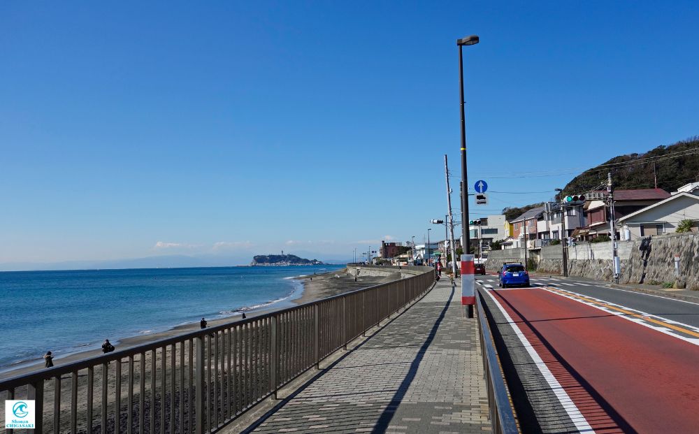 海沿いの国道134号線