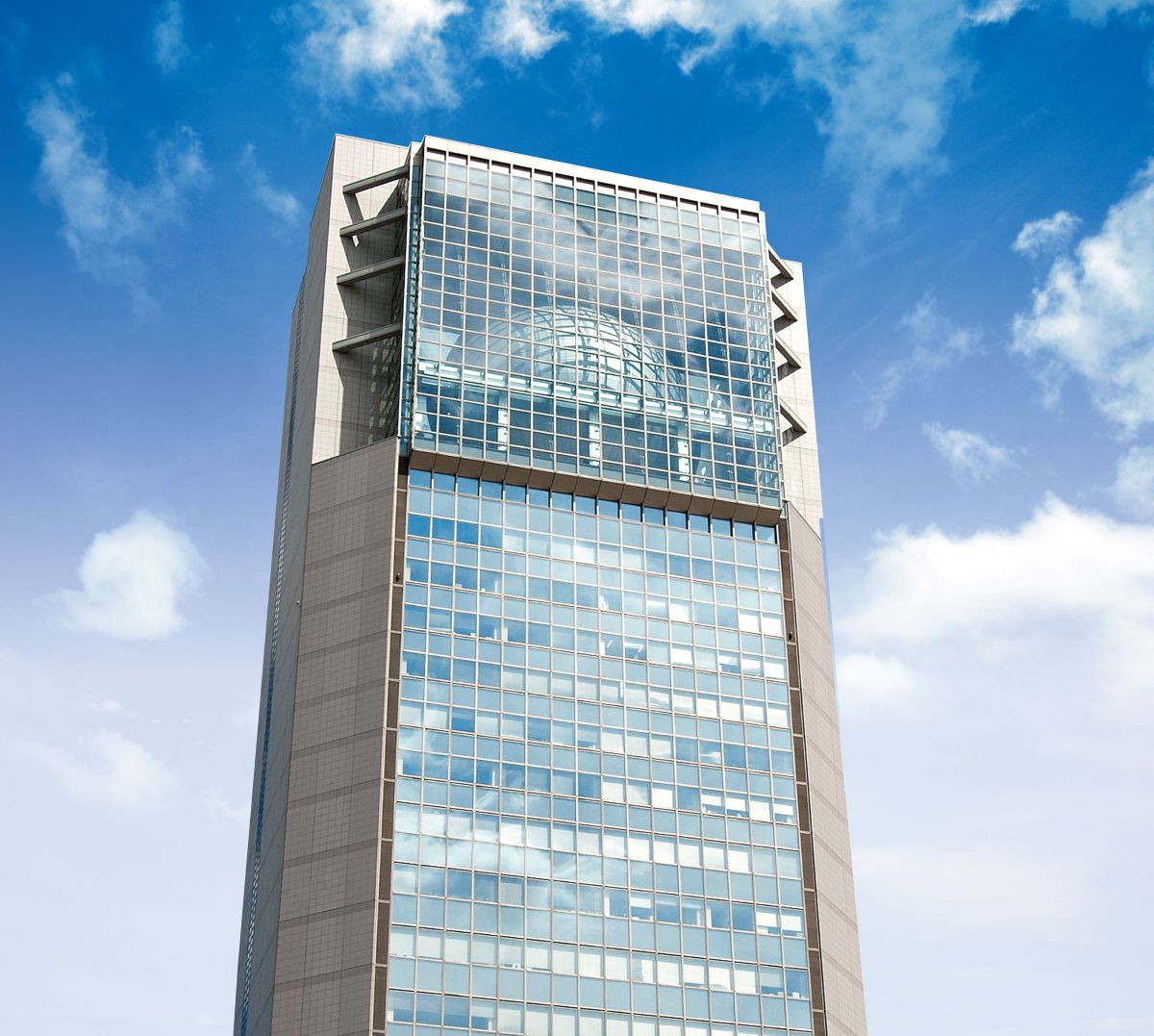 「ビッグアイ」の高層階にある郡山市ふれあい科学館