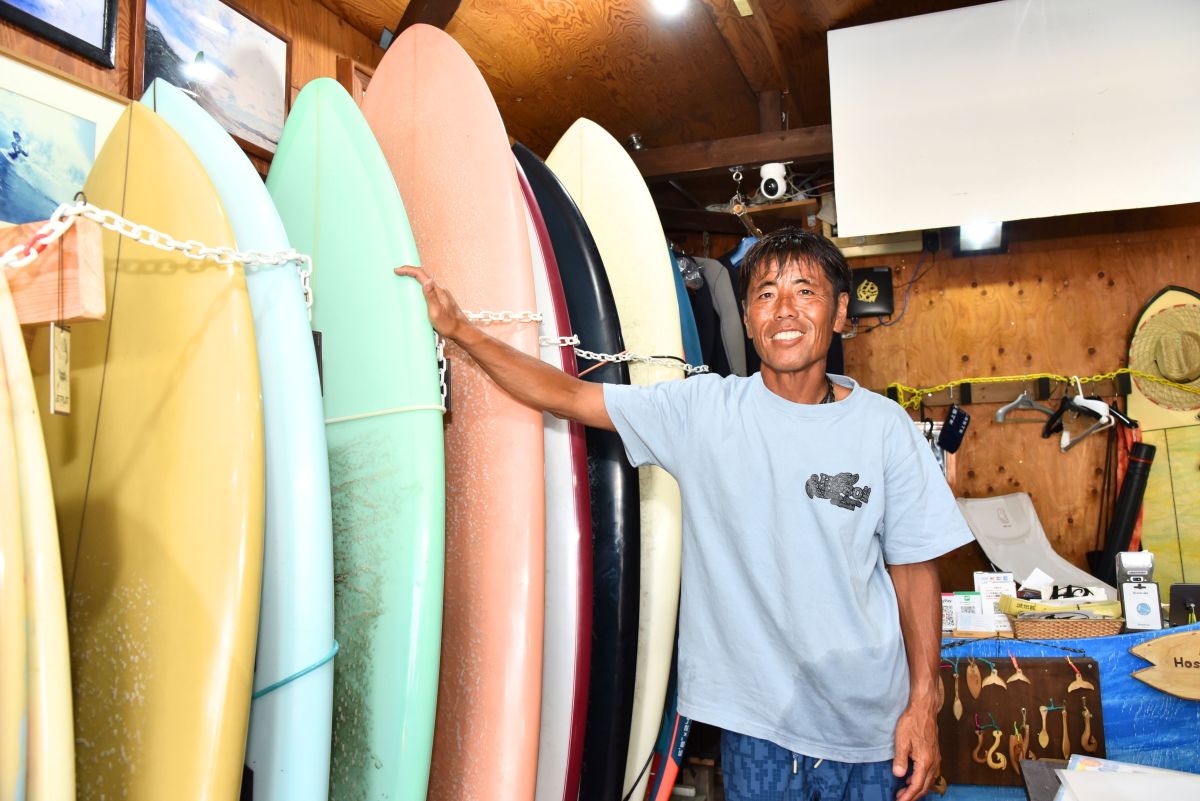 『Hosoii Surf&Sports』の吉田さん